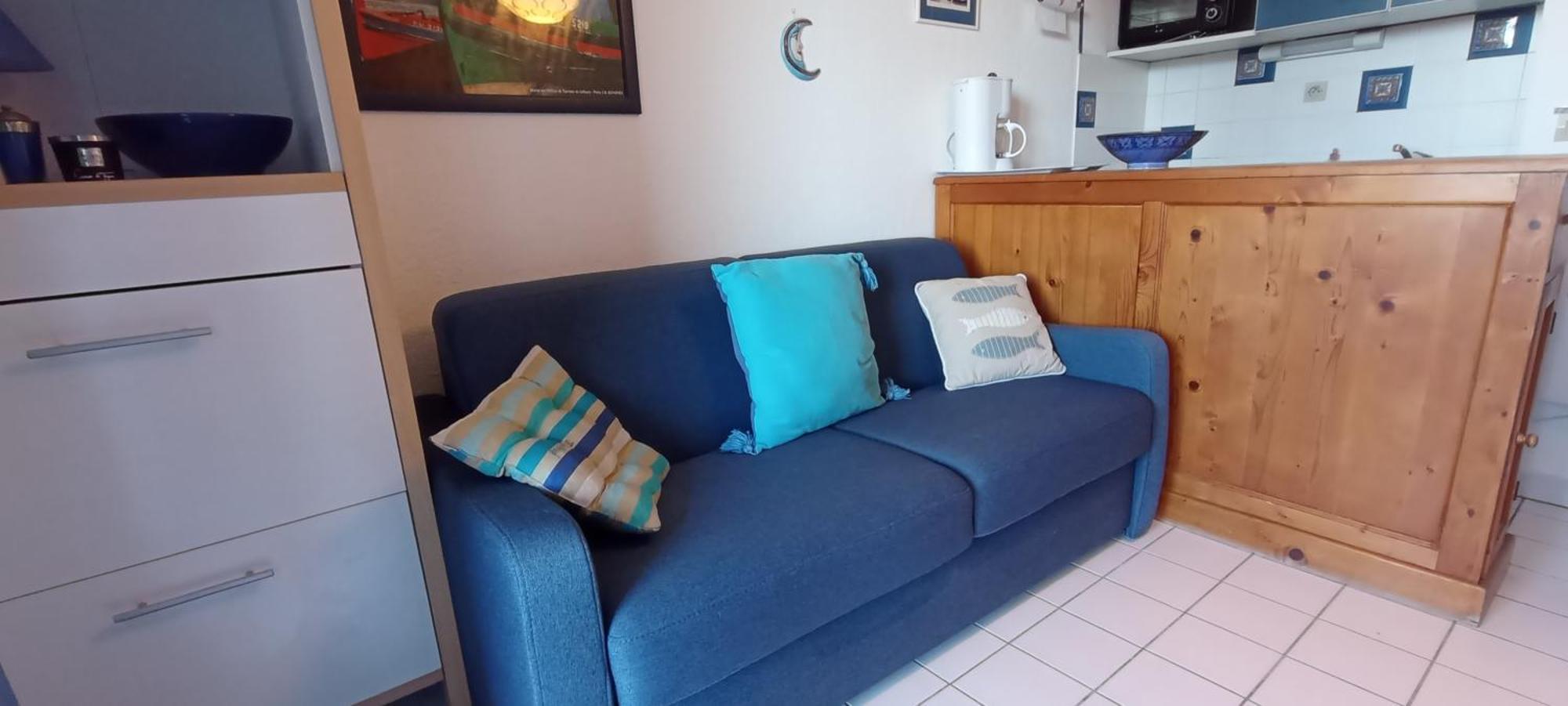 4Rb86 Appartement Type T2 Cabine Dans Residence Bord De Mer A Колюр Екстериор снимка