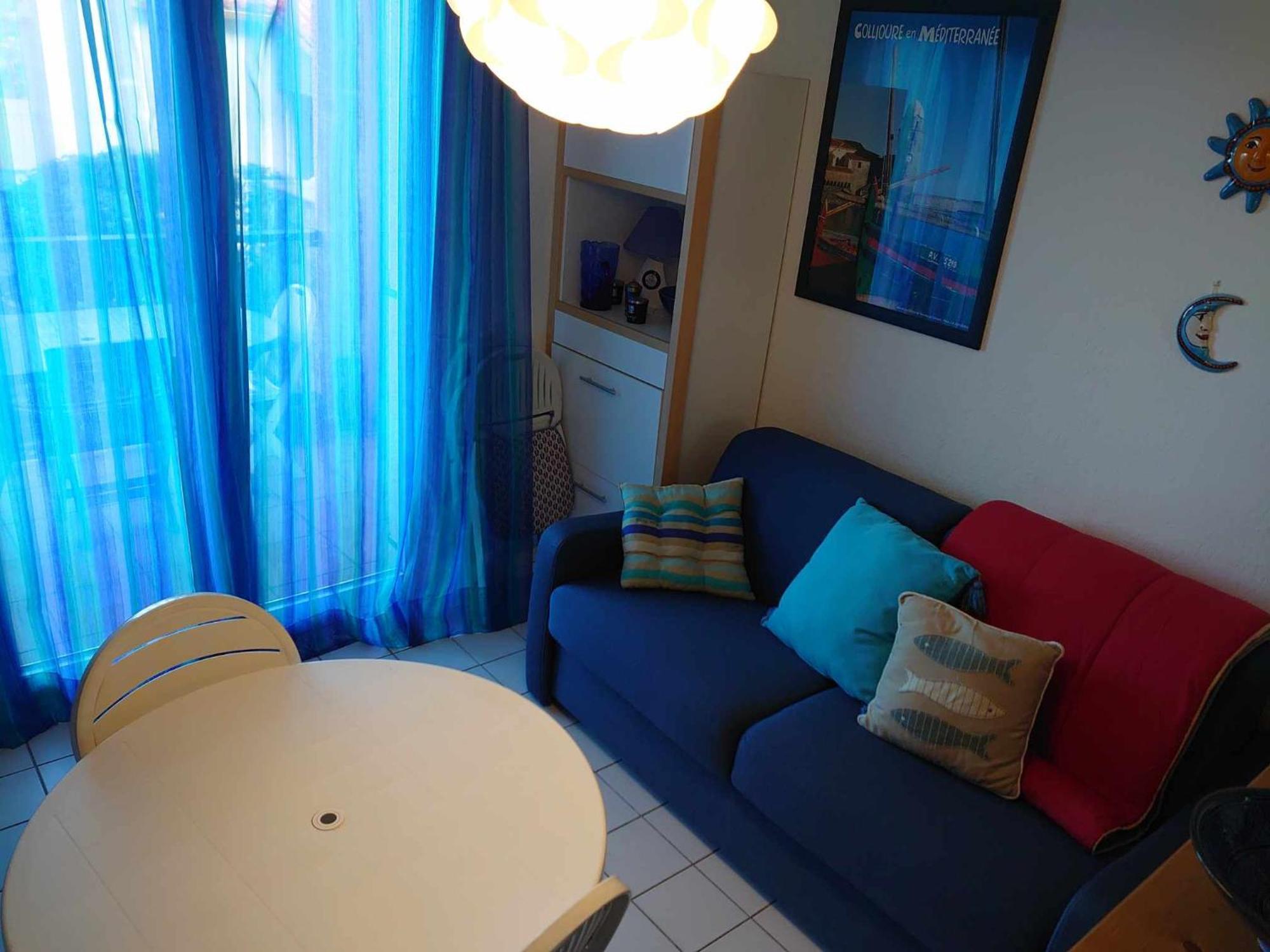 4Rb86 Appartement Type T2 Cabine Dans Residence Bord De Mer A Колюр Екстериор снимка